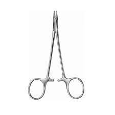 Porte-aiguille Derf manuel en acier inoxydable de haute qualité (11 cm) avec rainure |   Wright Surgical OEM pour la chirurgie vétérinaire - Product Image 3