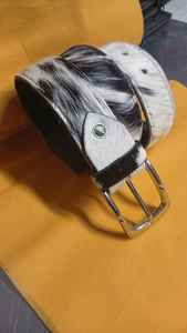 เข็มขัดหนังวัวแท้สไตล์วินเทจสำหรับทุกเพศ ขายส่ง พร้อมโลโก้สั่งทำ หัวเข็มขัดโลหะผสมหนัก งานแฮนด์เมด กันน้ำ ทันสมัย - Product Image 6