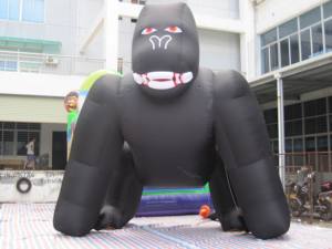 Inflatable Giant Black Gorilla <b>Balloon</b> with Electric <b>Air</b> <b>Pump</b> for Advertising Events - Product Image 2