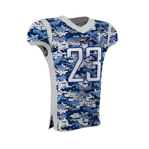 Uniforme de football américain personnalisé, matériel de broderie en sergé par sublimation pour jeunes, imprimé - Product Image 5