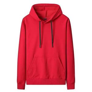 Sudaderas con capucha de alta calidad, Jersey de algodón 100% transpirable, venta al por mayor de invierno, sudaderas básicas con estampado de Color sólido bordado para hombre - Product Image 3