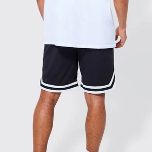 Ropa de gimnasio informal estética personalizada OEM para hombre, pantalones cortos deportivos de verano de poliéster con estampado de pantalla corta, ropa de calle, pantalones cortos de malla para correr y baloncesto - Product Image 2