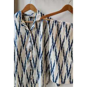 ชุดโซฟาสำหรับผู้หญิง Ikat Symphony พร้อมชุดผ้าฝ้าย/ใยไผ่ระบายอากาศได้ดี ชุด 2 ชิ้น เหมาะสำหรับนั่งพักผ่อนกลางแจ้งอย่างสบาย - Product Image 5