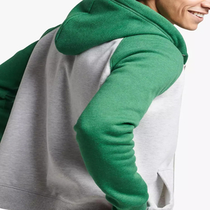 Moda 400 GSM Zip Up 2 piezas pesado al por mayor hombres cremallera sudaderas con capucha de gran tamaño Vintage en blanco sudaderas con capucha para hombres personalización - Product Image 3