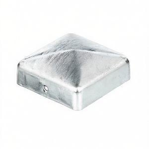 ฝาครอบเสาเหลี่ยมขนาด 100x100 มม. ชุบกัลวาไนซ์แบบจุ่มร้อน รุ่น GAH สำหรับงานจัดสวนและพื้นระเบียง - บรรจุ 10 ชิ้น - Product Image 3