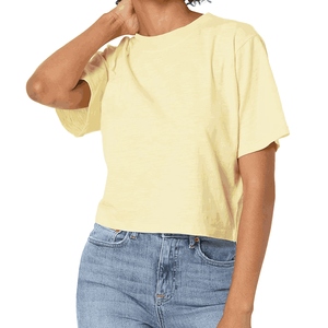2025 High Quality Custom Cotton/Bamboo Streetwear Crop <b>Shirt</b> <b>Women</b> Summer OEM Casual <b>Loose</b> Fit Eco-Friendly Anti-UV Custom Logo - Product Image 2