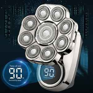 Rasoir Électrique à Lames Flottantes 9D, Rechargeable Sans Fil, Affichage LED, pour Rasage Corporel Humide/Sec, Certifié IPX7 - Product Image 1