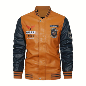 Top Sale Premium Quality Men's Jacket Fresh <b>Material</b> with Customizable Design Hot Trending Low Price Versity Jacket for men - Product Image 6