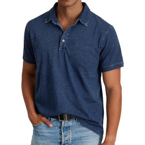 Polo pour hommes T-shirt 100% respirant hautement recommandé décontracté occasions semi-formelles manches courtes disponible longue prix de gros - Product Image 2