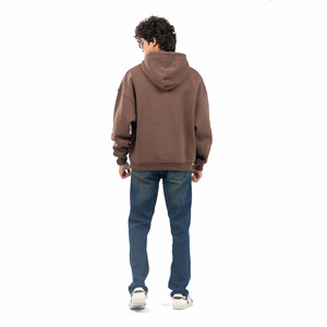 Sudadera con Capucha de Forro Polar Grueso de Alta Calidad para Hombre, Diseño de Logotipo Personalizado, Corte Regular, Mezcla de Algodón para Invierno, Ecológica, ODM - Product Image 4