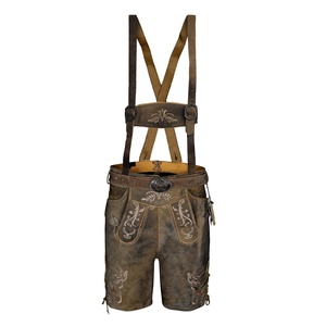 Venta al por Mayor de Trajes Bávaros Alemanes para Hombre, Incluye Pantalones Cortos Lederhosen de Estilo Urbano en Varios Colores - Product Image 5