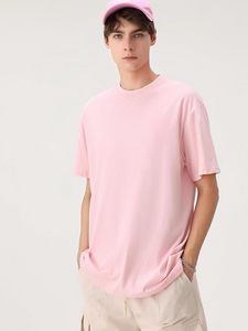 Camiseta de gran tamaño de algodón 100% de alta calidad para hombre, ropa informal holgada con patrón impreso, ropa fabricada - Product Image 5