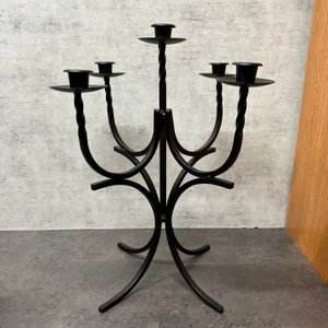 Royal Look Metal 5 brazos candelabros dorados para el hogar boda eventos fiesta iluminación decoración piso candelabros - Product Image 4