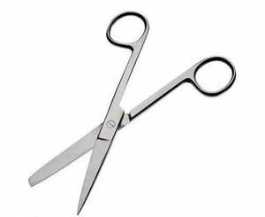 Ciseaux chirurgicaux tranchants et obtus OEM en acier inoxydable, ciseaux pour pansements, instrument médical manuel, qualité hospitalière - Product Image 1