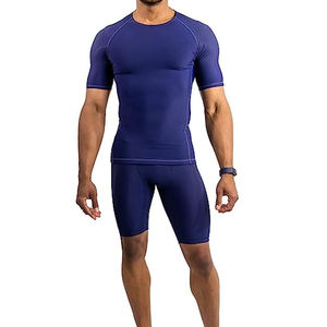 Vale Tudo Shorts Running Training Fitness Baloncesto Pantalones Ropa deportiva suelta Sunga Proveedor Color gris Vale Tudo Shorts OEM - Product Image 5