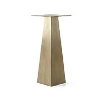 Top Arrivée Style Européen Belle Table En Travertin En Métal Naturel Or Laiton Placé Dans Le Salon Beige Grande Table Basse