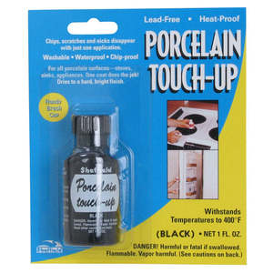 Peinture de retouche haute température en porcelaine noire 1999 pour pièces d'appareils de cuisine - Product Image 4