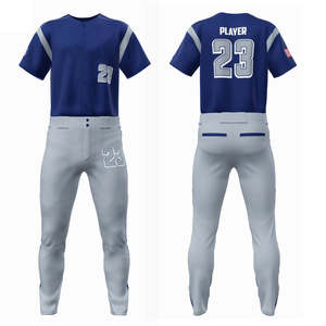 Dernier modèle d'uniforme de baseball personnalisé avec logo, respirant, à séchage rapide, antibactérien, écologique, imprimé par sublimation, motif de personnage, taille plus - Product Image 6