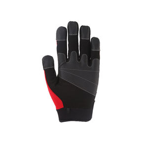 Venta caliente Guantes de seguridad de cuero sintético Transpirable Spandex Laminado Industrial Mecánico Guantes de soldadura con logotipo personalizado - Product Image 3