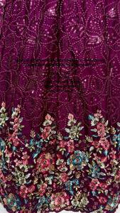 Diseñador Boda Lehenga Choli Con Hilo Trabajo Y Secuencia Bordado Trabajo - Product Image 2