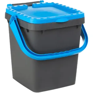 Contenedor de Almacenamiento de Residuos Ecoplast 360L, Plástico Flexible No Deformable, Diseño Abatible, Reciclaje, Hecho en Italia - Product Image 1