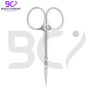 Ciseaux à cuticules de qualité supérieure couleur argent, personnalisables, prix usine, instruments de beauté, vente en gros - Product Image 3