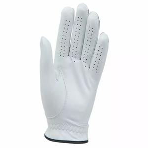 Guantes de golf de cuero genuino personalizables para hombre, con partículas antideslizantes, empuñaduras de mano, guantes deportivos de piel de oveja, logotipo personalizado - Product Image 2
