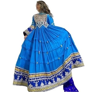 Lo último en vestido Kuchi afgano de buena calidad para mujer, ropa informal de boda, vestido de decoración de encaje con estilo modesto, vestido Kuchi - Product Image 3