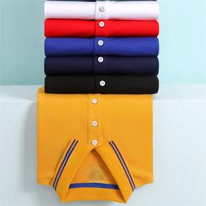 Polos de Algodón Transpirable para Hombre al por Mayor, Camisetas de Golf de Manga Corta con Logotipo Bordado Personalizado - Product Image 3