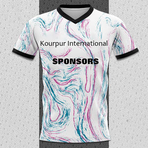 Últimos kits de entrenamiento de equipo sublimados con logotipo personalizado, pantalones cortos, camisa, conjuntos completos, uniformes, camisetas de fútbol, camiseta de fútbol para hombres - Product Image 1