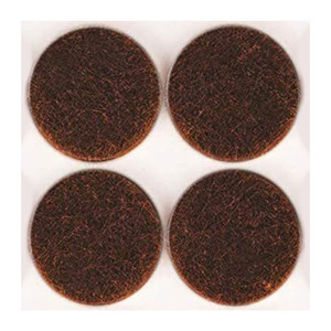 Confezione Feltrini per Sedie Marrone D. 18 mm - Product Image 1