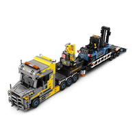 Colección original de bloques de construcción de camiones pesados |   Camión Europeo |   Camión Americano |   Transporte de Ingeniería