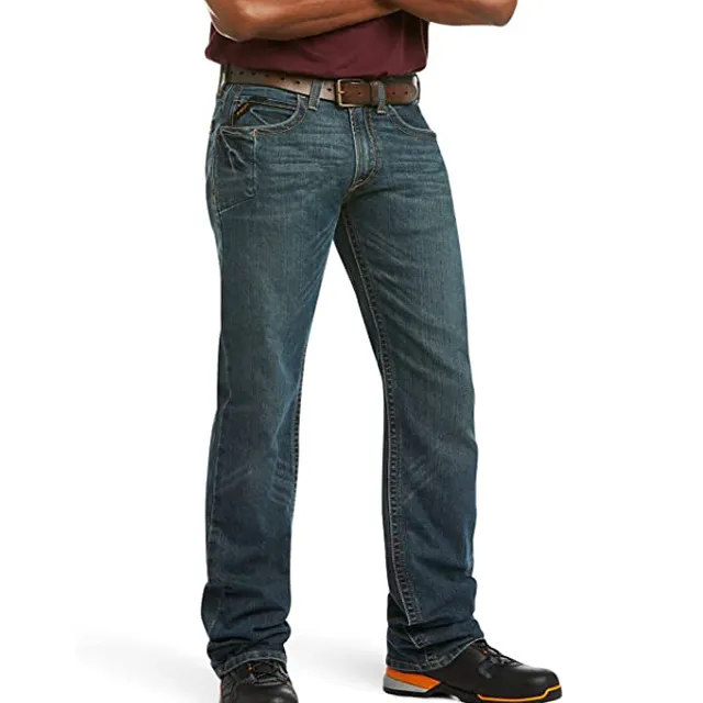 Celana Jeans pria, celana jins kualitas tinggi untuk pria ukuran besar Logo kustom mode baru untuk pria, celana jins nyaman bersirkulasi