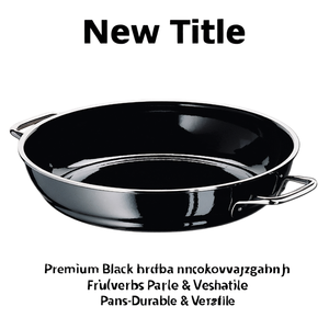 ใหม่ "กระทะทอดเหล็กหล่อสีดำพรีเมี่ยม-ทนทานและอเนกประสงค์" - Product Image 2