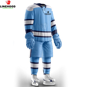 Meilleur prix Ensembles d'uniformes de hockey sur glace de nouvelle conception en stock! - Product Image 2