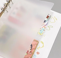 Carnet A5 à couverture rigide en cuir, 100 feuilles, avec intercalaires en plastique PP, reliure à anneaux, cahier de composition imprimé en arabe pour usage scolaire
