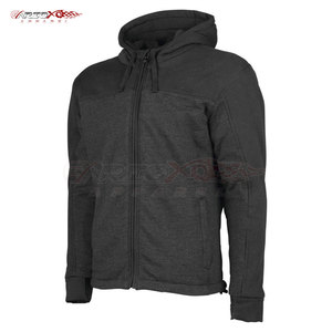 Sweat à Capuche en Molleton de Moto pour Homme avec Coudes Renforcés et Capuche Réglable, pour Moto - Product Image 3