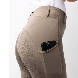 Jodhpurs d'équitation pour femmes conçus avec une doublure de contrôle de l'humidité en tissu extensible doux coutures renforcées et sécurisées pour la conduite quotidienne - Product Image 6