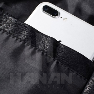 Chaquetas de cuero auténtico OEM para hombre con diseño clásico, cuello con botones a presión y múltiples bolsillos con cremallera - Product Image 5