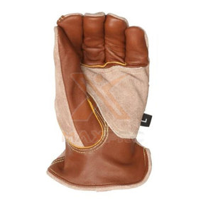 Wholesale Custom Design Leather Hand Protective Working <b>Gloves</b>-Sustainable Waterproof Anti-Slip Fireproof Safety Cuff - Product Image 5