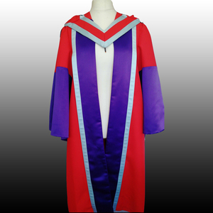 Robe et capuchon de remise de diplôme universitaire, robes de doctorat sur mesure avec capuchon - Product Image 5