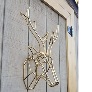 Art mural moderne à cadre en métal Tenture murale naturelle rustique pour la décoration intérieure Art mural en métal pour la décoration de la maison et du bureau - Product Image 1