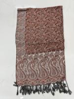 Vente en gros usine AHE Écharpe longue traditionnelle pour femme, 100% Viscose, douce au toucher cachemire, durable, collection Automne Hiver, Étiquette standard