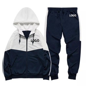 High Quality Custom Men's Tracksuit Multi-Color Slim Fit Design with Solid Pattern Elastic Waist Closure Wholesale Prices - Product Image 1