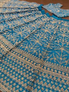 Designer exclusif le plus beau mariage fiançailles fête porter impression numérique Tapeta soie Lehenga choli avec Georgette Dupatta - Product Image 5