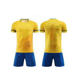 Vente en gros 100% polyester respirant vêtements de football OEM maillots de football de France formation uniformes vierges technique de sublimation - Product Image 1