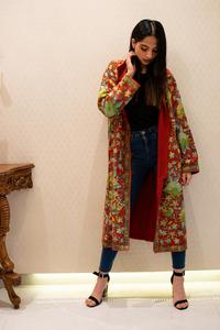 Kanya Libas – Nouvelle veste courte unisexe en lin et coton, style bohème Kantha, pour femme, tendance et explosive - Product Image 3