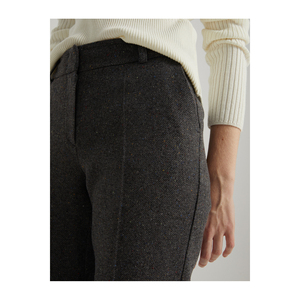 Women's <b>Slim</b> Cut Wool Blend Trousers - Product Image 6