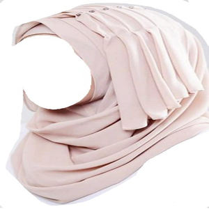 Wholesale solid Color Thick Chiffon Scarf Thick Bubble Heavy Chiffon Hijab Muslim Tudung <b>Women</b> <b>Shawl</b> COK - Product Image 3