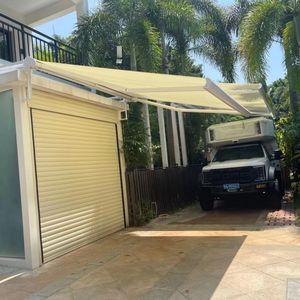 Toldo motorizado <span class=keywords><strong>para</strong></span> garaje de coche, toldo de <span class=keywords><strong>lona</strong></span> de aluminio <span class=keywords><strong>para</strong></span> cochera, Techo Retráctil <span class=keywords><strong>para</strong></span> exteriores, toldo <span class=keywords><strong>para</strong></span> porche trasero <span class=keywords><strong>para</strong></span> embalaje de coche - Product Image 2